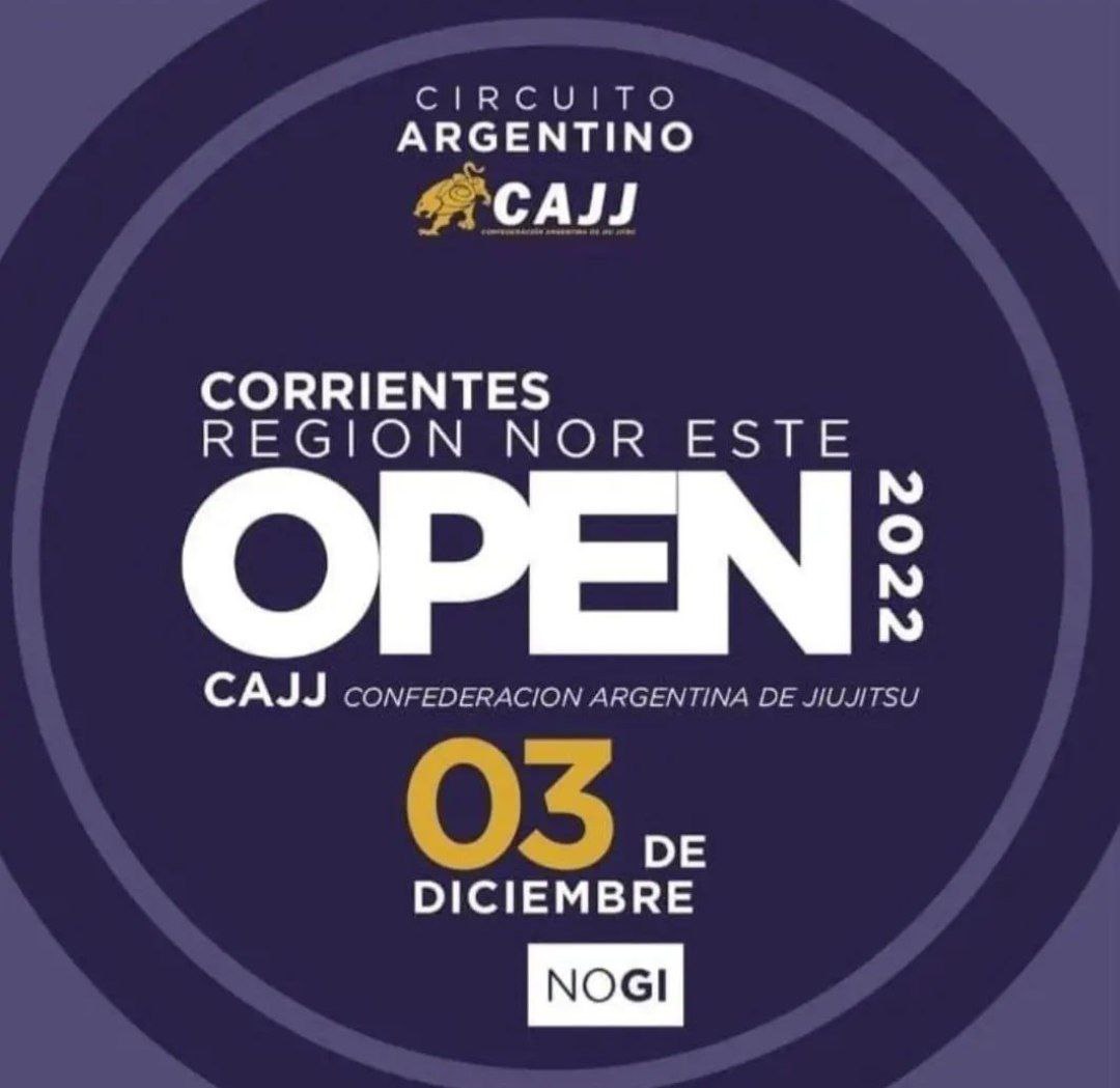 Lee más sobre el artículo Open No Gi 03/12/2022