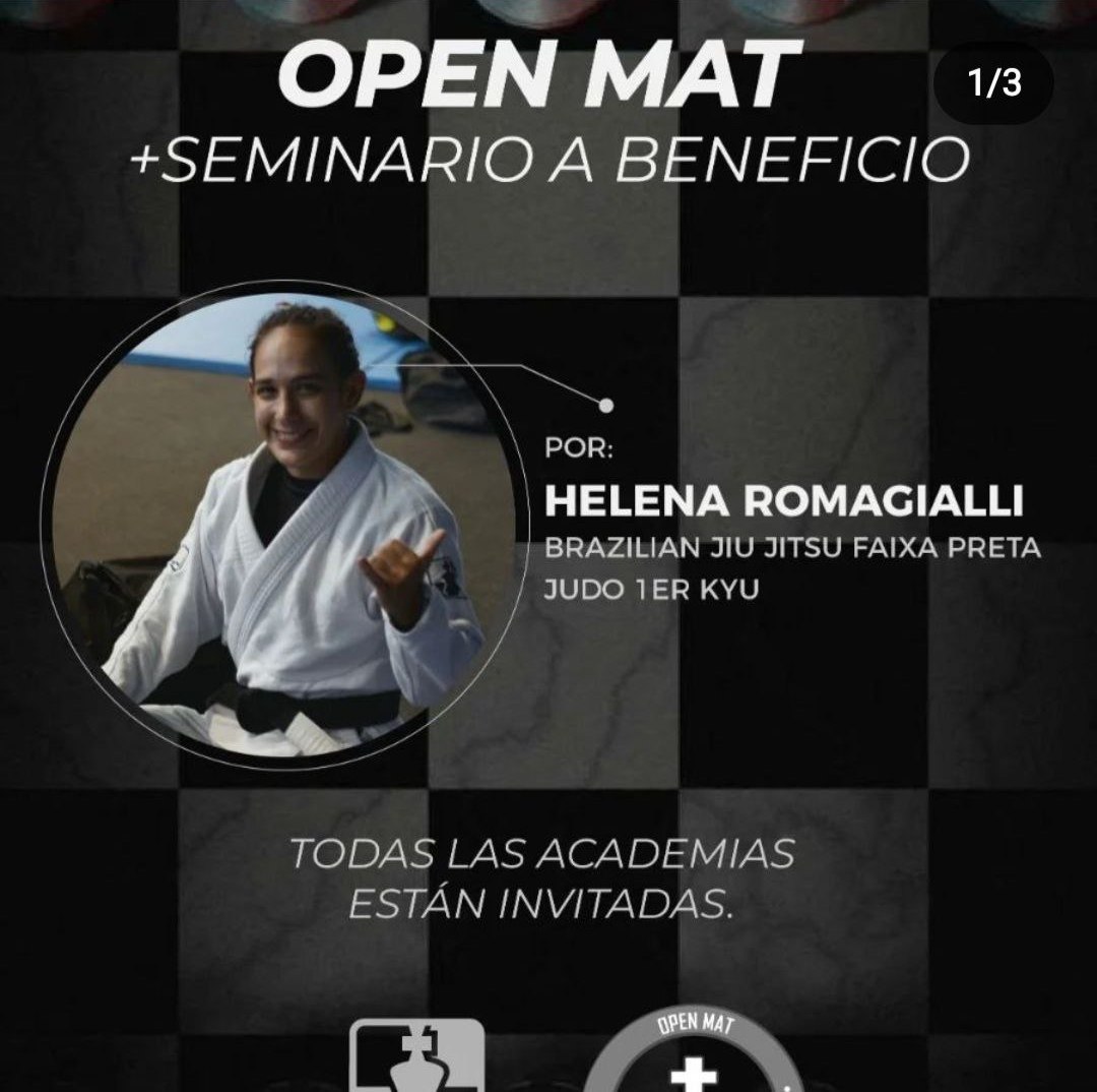 Lee más sobre el artículo Open Mat + Seminario Helena 27/05/2023